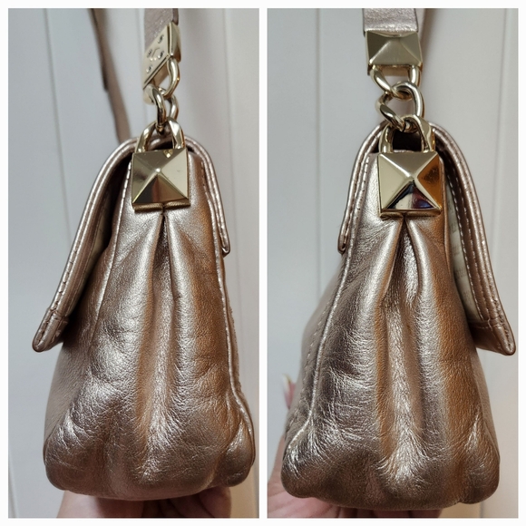 KATE SPADE Rose Gold Leather Small Bag CA57710 - Picture 8 of 16